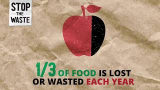 Help end hunger by reducing your food waste | #StopTheWaste