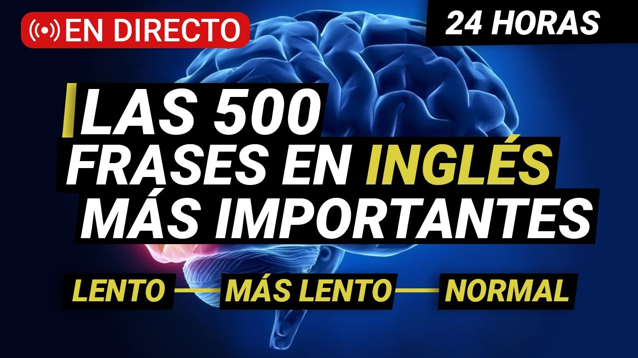 APRENDER ingls ESCUCHANDO MIENTRAS DUERMES  Las 500 Frases Ms Utilizadas Aprender Ingles Rpido