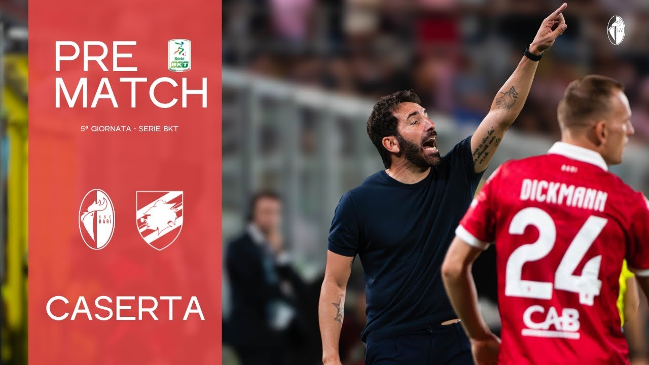 ⚪🔴🎤  Bari-Sampdoria | 5ª giornata Serie BKT 2025/26 | Pre Match di Fabio Caserta