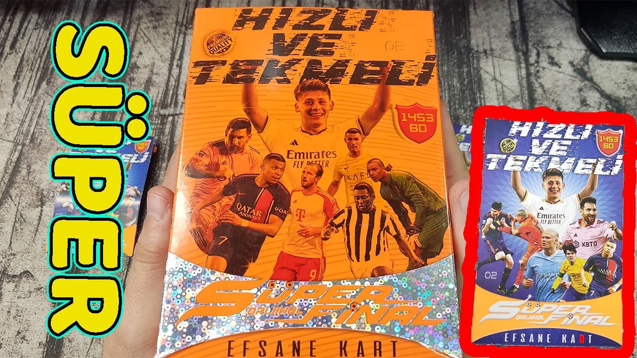 HIZLI VE TEKMELİ SÜPER FİNAL EFSANE FUTBOL KARTLARI / PATİYOLOJİ