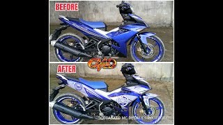 YAMAHA SNIPER 150| GP EDITION BLUE | COTABATO MC DECALS