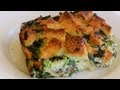 Spinach, Mushroom, & Sourdough Strata