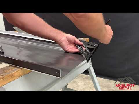 All about Factory Formed Eave Notching | Jobsite Fabrication process | McElroy Metal - video from McElroy Metal