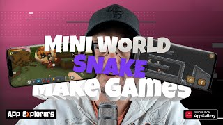 App Explorers Huawei Edition Episode 3:  Mini World, Snake.io, and make your own mobile game screenshot 5
