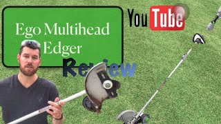 Ego power multihead edger unboxing and first use