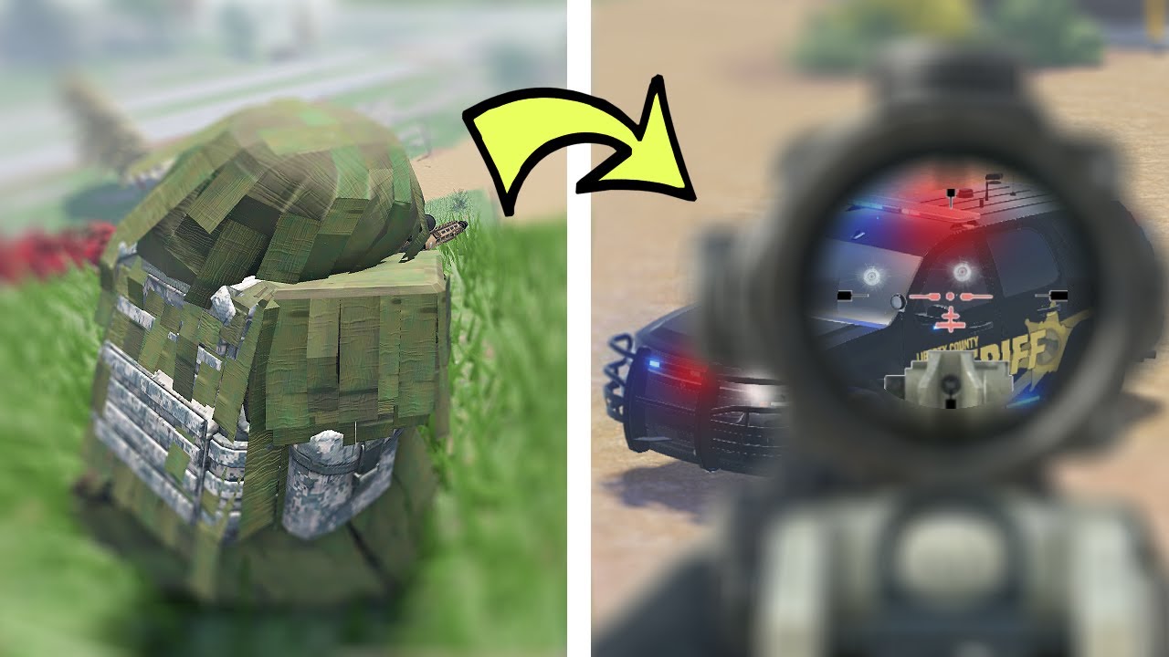 I became a GHILLIE HITMAN in ER:LC!