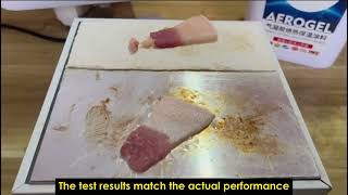 🧱 Nano Aerogel Insulation Coating，Test results match real-world performance!