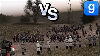 Team Fortress Zombies VS Combine Zombie Apocalypse NPC Fight Garry's Mod