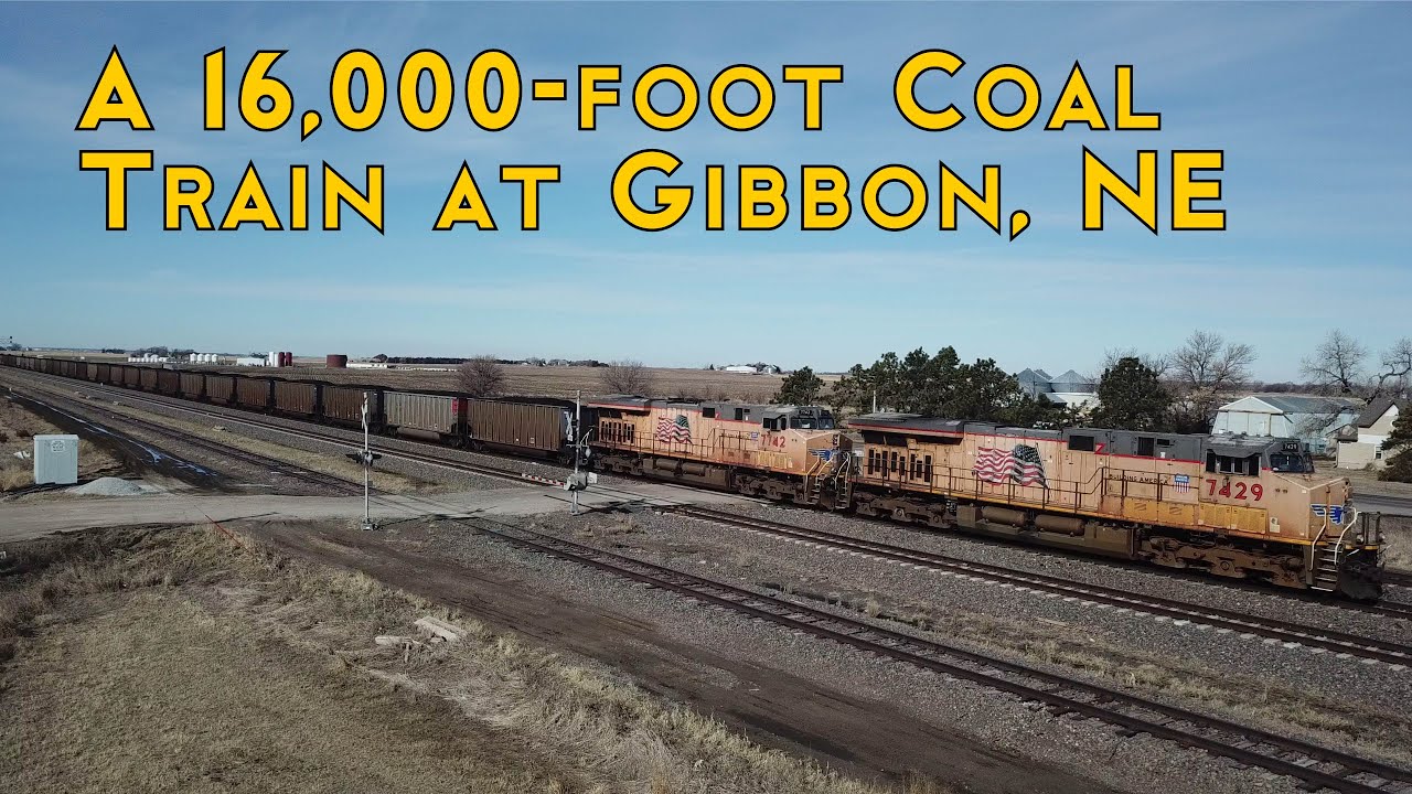 Railfanning the Kearney Sub at Gibbon, NE Loaded Coal YouTube