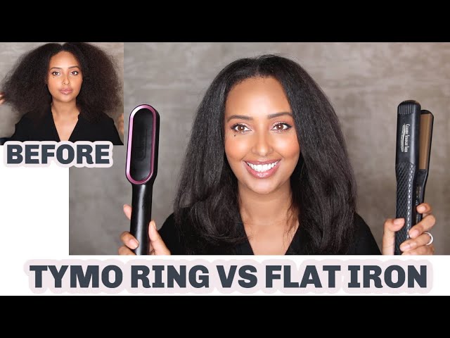 TYMO RING WORKS BETTER THAN MY FLAT IRON FOR MY TYPE 4 HAIR?! 😲 AMAZING  RESULTS IN HALF THE TIME! 👏 