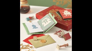 Starbucks Paper Cutting Sealing Wax, Planner Gift Set