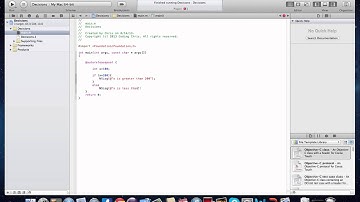 Objective-C Programming Tutorial 7- If, Else, and Else-If Decision Statements