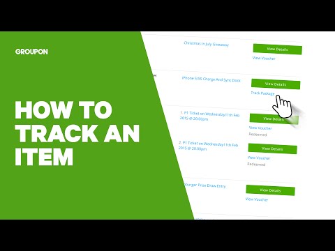 How to Track a Groupon Order