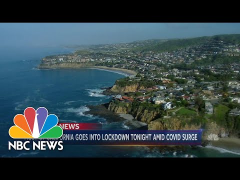 33 Million Californians Prepare For Lockdown - NBC Nightly News.