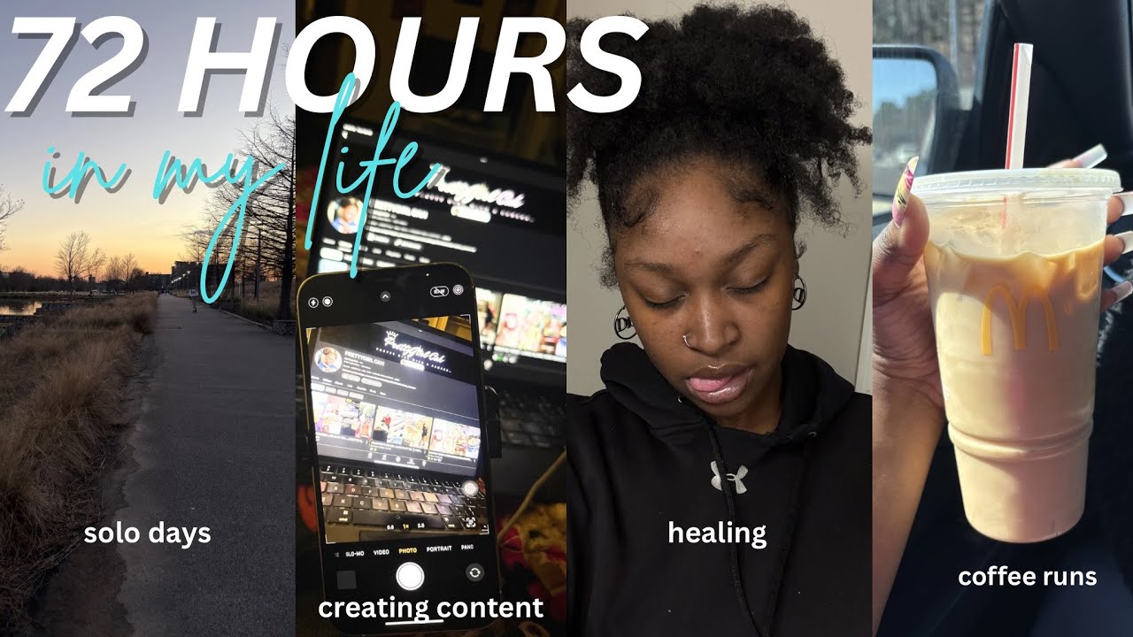 weekly vlog: 72 hours in my life + solo days + edit with me +etc ...