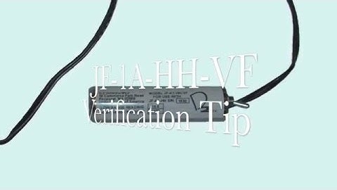 How to verify the JF-1A-HH Handheld Conductivity Calibration in the field