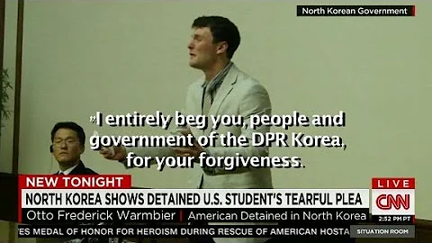 North Korea:detained American student speaks