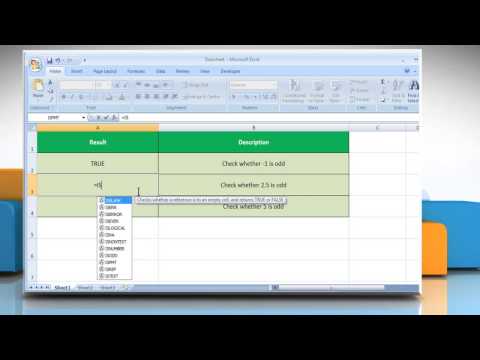 How to use the ISODD function in Excel :Tutorial