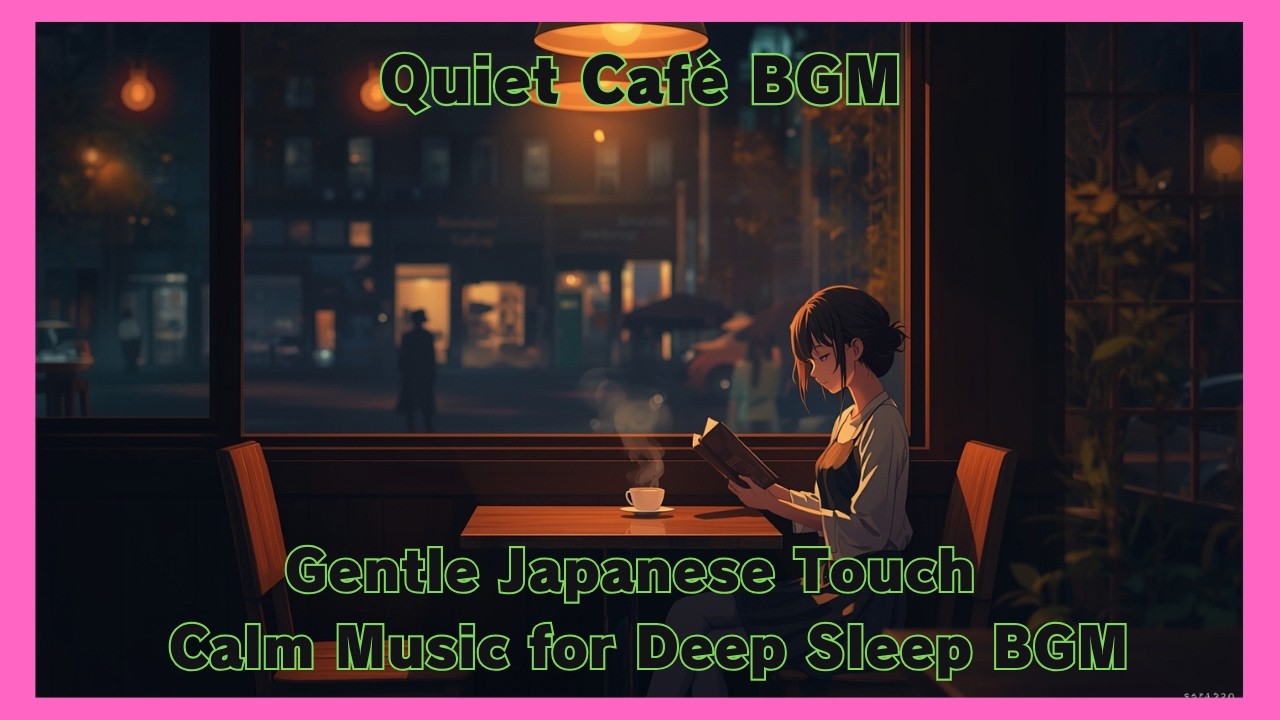 [夜更けのカフェで過ごす]  和風やさしい睡眠BGM