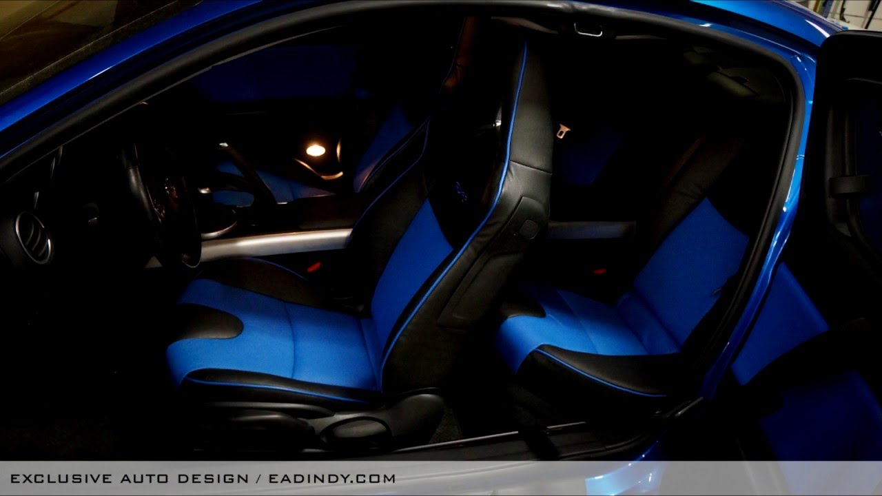 Mazda Rx 8 Custom Interior With Katskin And Ead Exclusive Auto Design Youtube