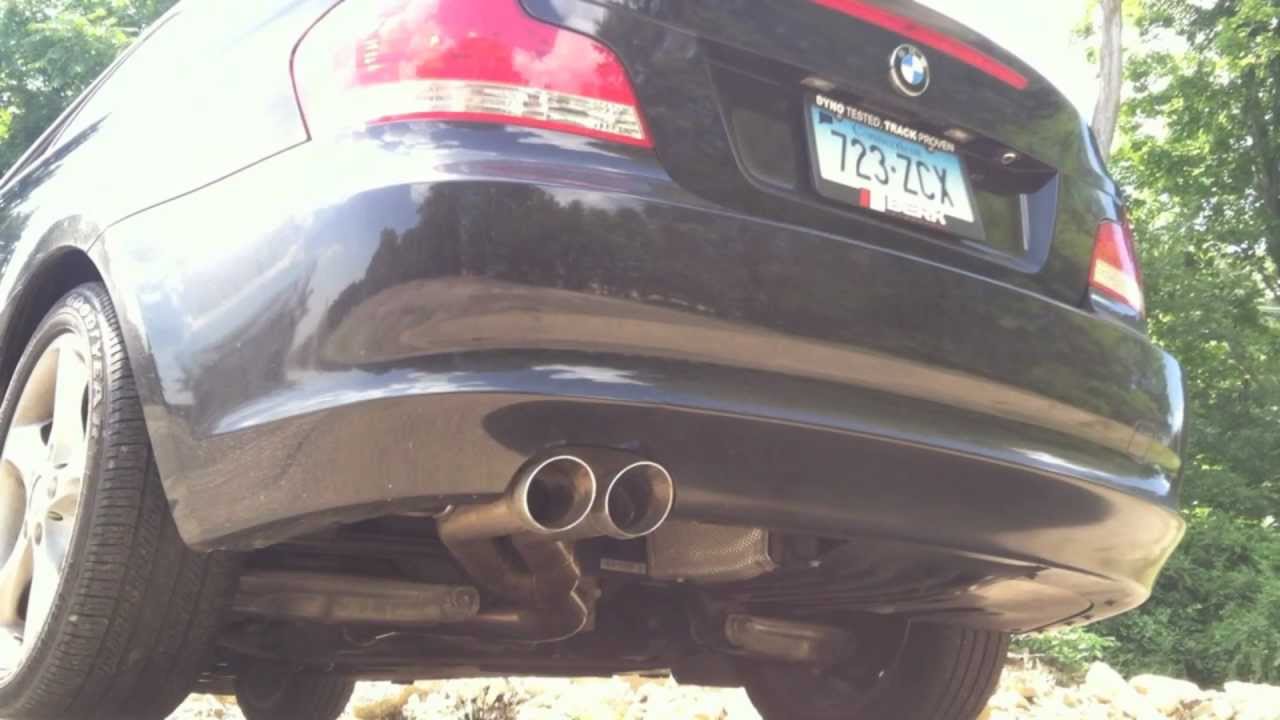 Bmw 128i Berk Technology Race Exhaust Comparison Youtube