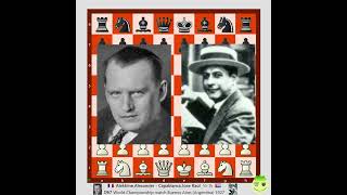 A nail in a coffin, Alekhine beat Capablanca in Capa-style