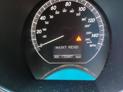Kак сбросить MAINT REQD на How to Lexus Rx Maintenance Required Light Reset