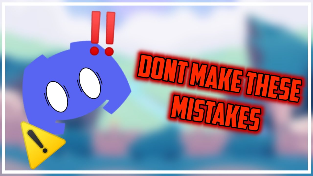 Top 10 Mistake that Discord owner makes - YouTube