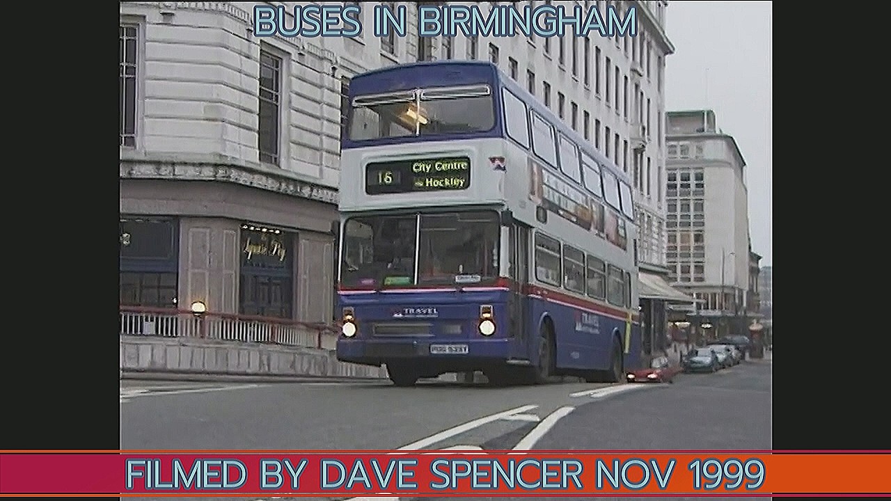 0757 BIRMINGHAM BUSES FILMED 13th OCTOBER 1999 BY DAVE SPENCER YOUTUBE VERSION