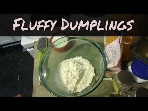 Homemade Fluffy Drop Dumplings || How to make EASY Dumplings