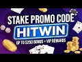STAKE PROMO CODE "HITWIN" — FREE VIP Stake Bonus Code 2026 Review