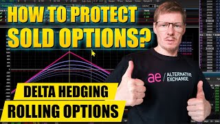 Making money selling Crypto Options Delta Hedging or Rolling Options at the AE Exchange