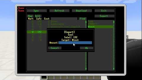 Virtual storage on OpenComputers