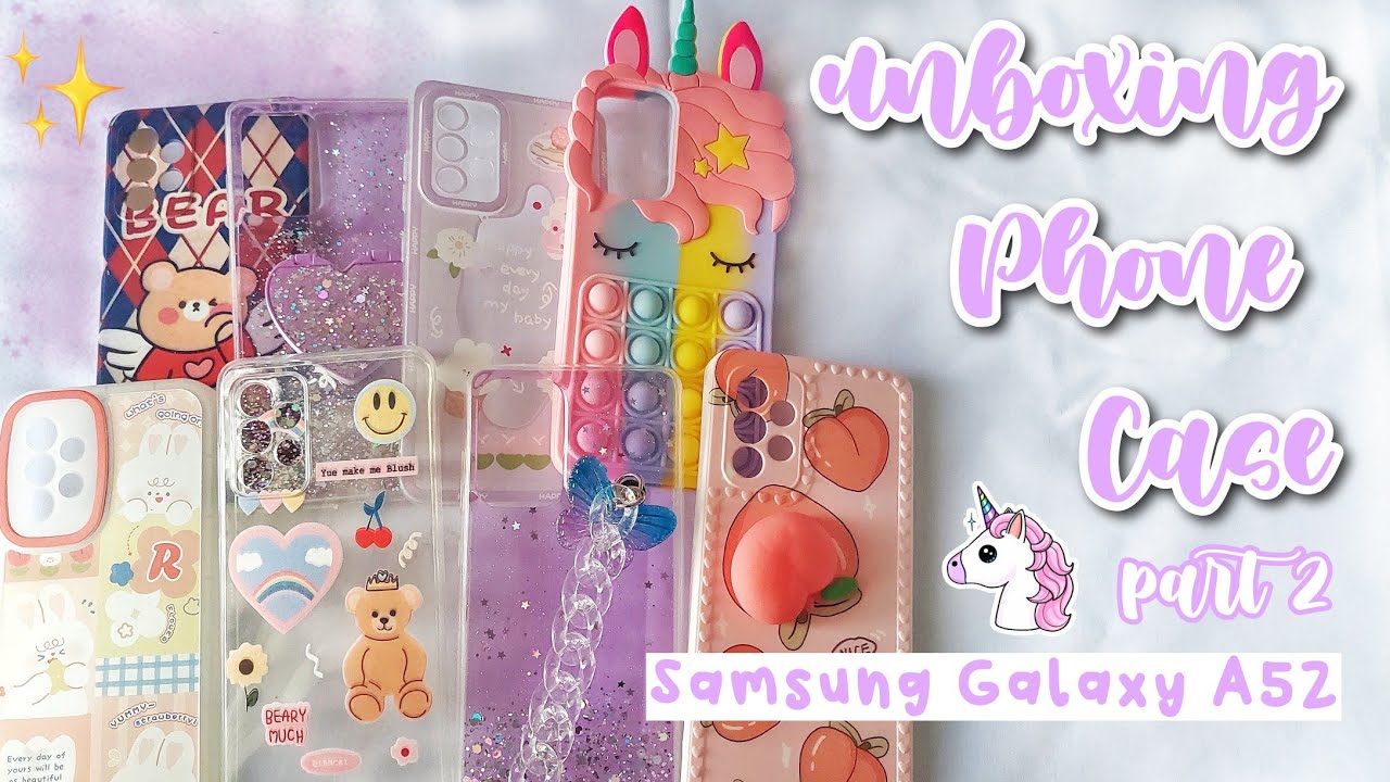 Phone Case Haul part 2 Aesthetic unboxing 💜🕊 YouTube