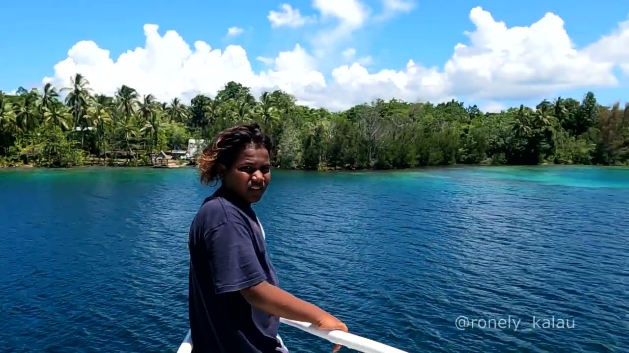 Travel through Noro Passage, solomonislands