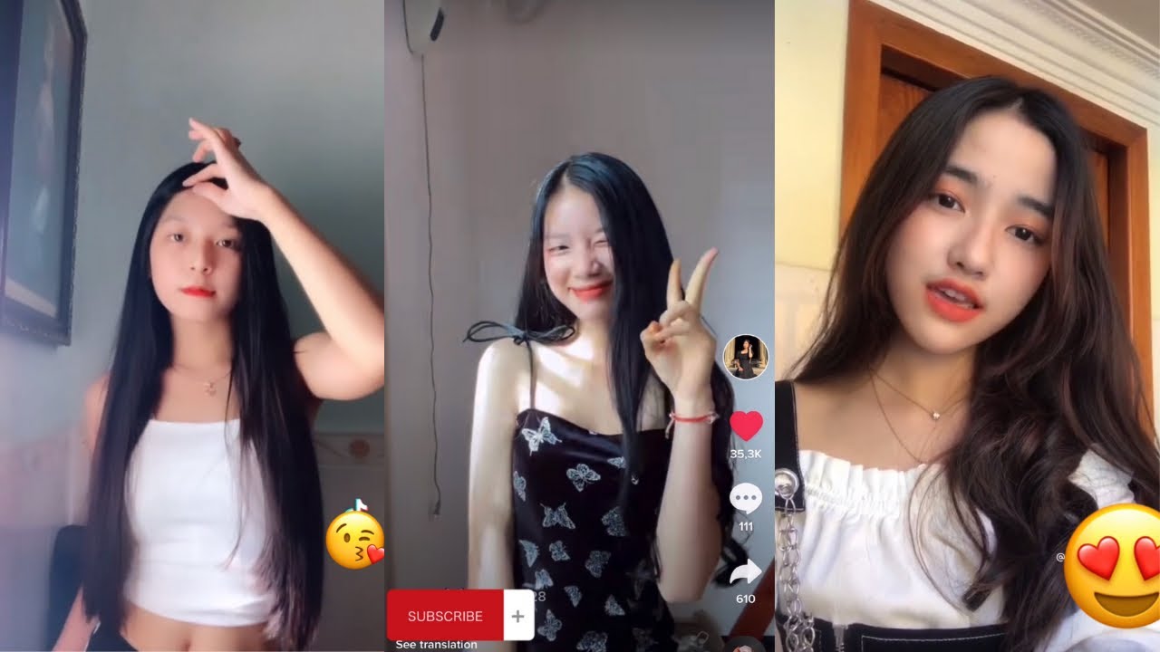 Cute and Beautiful Khmer girls dance on tiktok #06