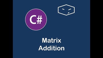 matrix addition in c#