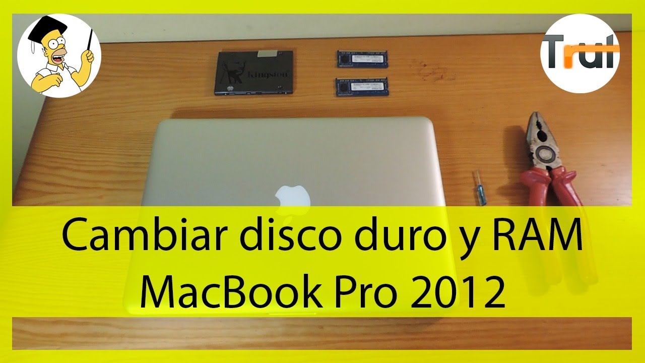 Cambiar Disco Duro A Macbook Pro 2012