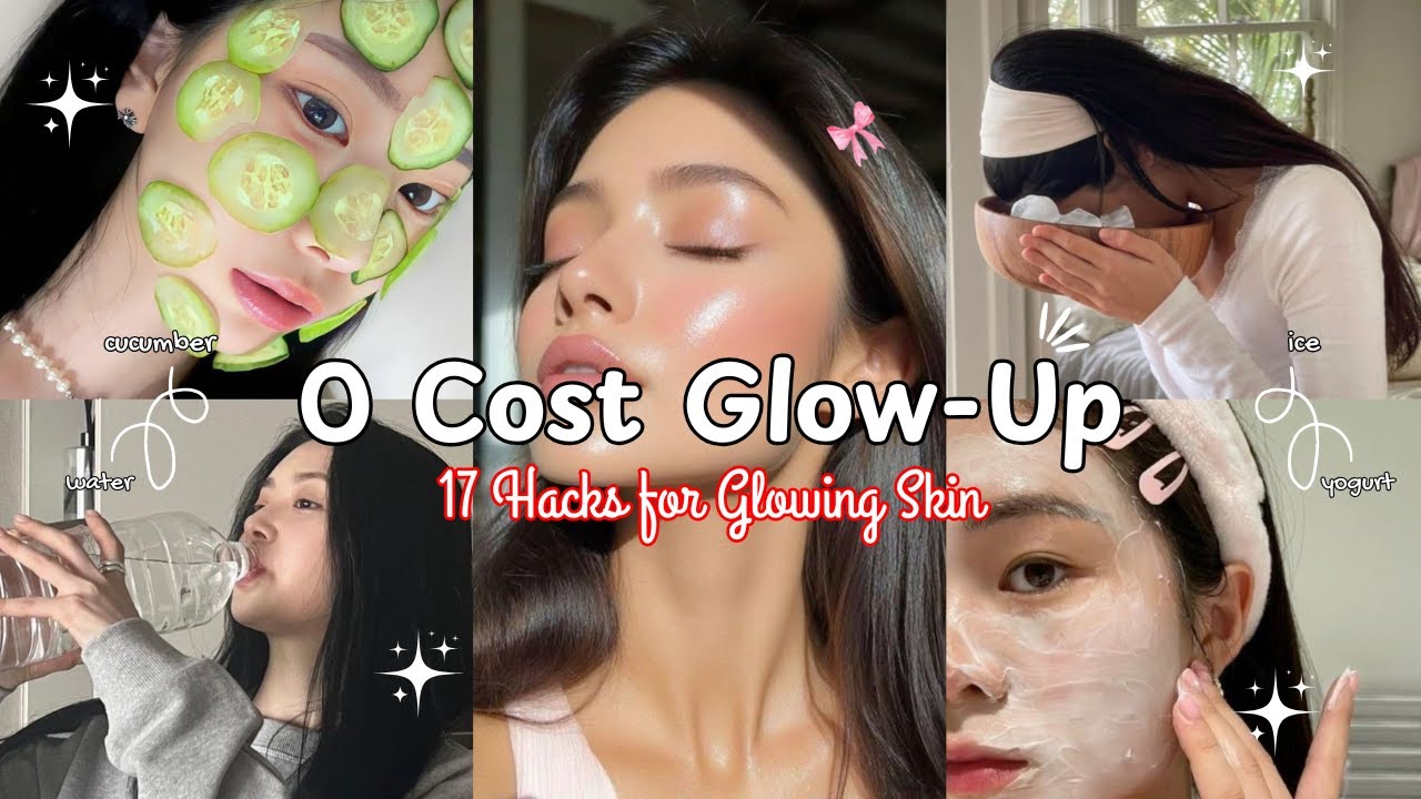 Get Glass Skin Naturally at Home🎀 | Korean Skincare Hacks✨