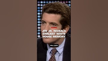 JFK Jr. reveals his earliest White House memory