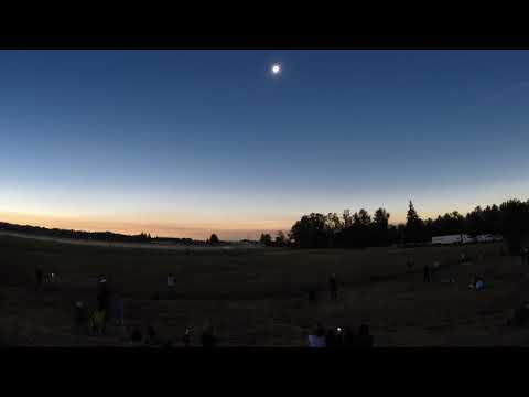 Eclipse 2017 Watch Shadow Move Across Sky at 8x Speed 4K-60