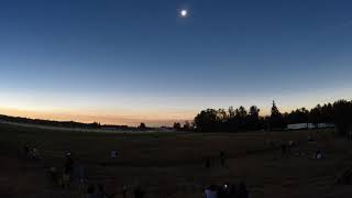 Eclipse 2017 Watch Shadow Move Across Sky At 8X Speed 4K-60
