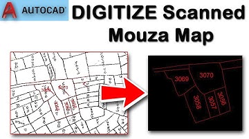 How to DIGITIZE a Scanned Mouza Map in AutoCAD