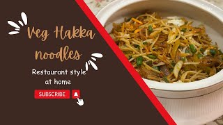 Vegetable Hakka Noodles | वेज्टबल हक्का नूडलेस।Taste of talent