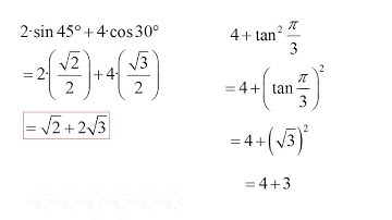 College Algebra and Trig II: Computing the Values of Trigonometric Functions of Acute Angles
