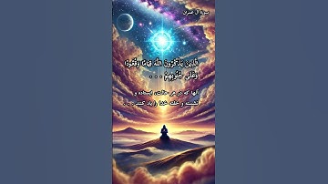 ✨ آیات ۱۹۰ و ۱۹۱ سوره آل‌عمران به اهمیت تفکر و تأمل در آفرینش جهان و نشانه‌های خداوند می‌پردازند.