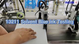 INCODE --- Solvent Based Color Ink Cartridge Testing.