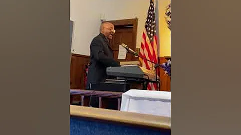 Elder Kenneth Langston singing a Blood Song Medley