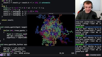Coding a Random Walk in C