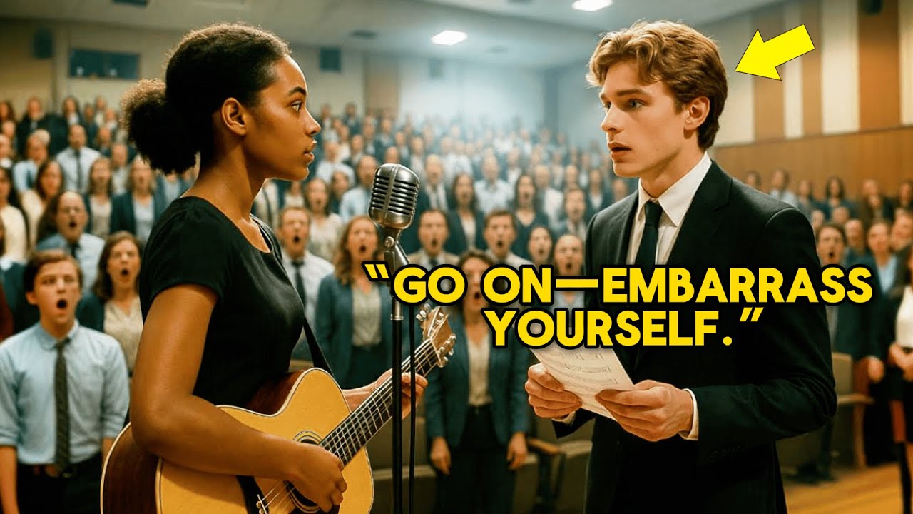 “Sing This and I’ll Marry You” Billionaire’s Son Joked- Black Maid’s Daughter’s Shocked Everyone